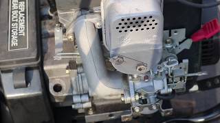 How to adjust snowblower governor idle speed