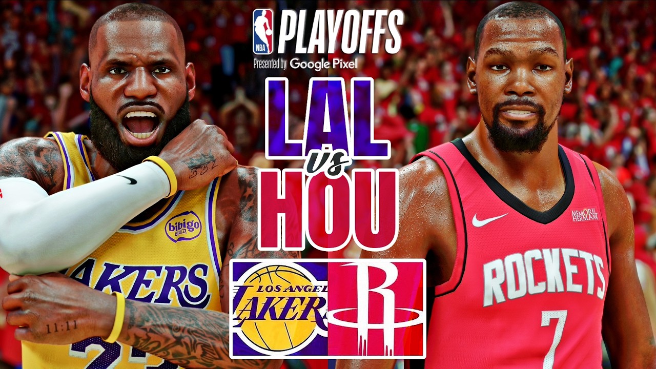 NBA PLAYOFFS: LAKERS vs ROCKETS GAME 3 | NBA 2K26 (PS5 PRO) - YouTube