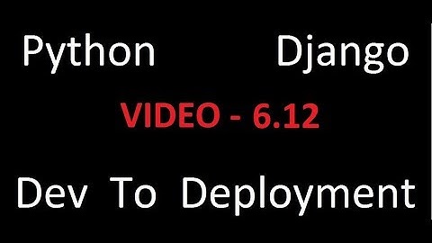 Python Django Dev To Deployment Project Based Course - Working With JSON - Video 6.12 - Brad