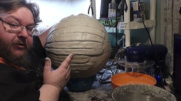 Paper Mache Pumpkin Version 2 - Part 5 The Groovy Technique