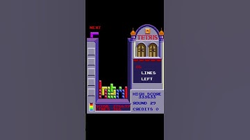 Tetris Level 29 – Classic Arcade Gameplay#shorts