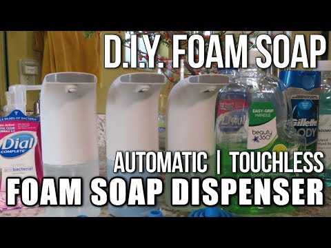 FOAMING SOAP Automatic Dispenser | HOW TO MAKE FOAMING SOAP | Touchless COVID-19 Hand Washing