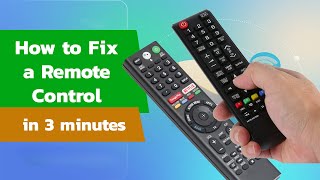 How to Fix a Remote Control in 3 Minutes!
