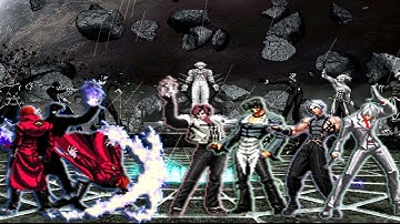 [KOF Mugen] Orochi Iori Xiv Jpm Pv VS. White Flames Team