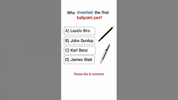 who invented #gkquiz#quiz #generalknowledgequestions #generalknowledge