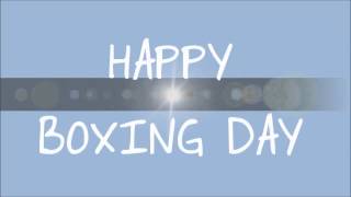 HAPPY BOXING DAY