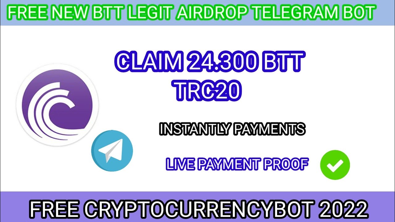 Earn BTT Airdrop News 🔴 Update BitTorrent Telegram Bot