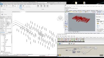 Revit  || Grasshopper: Column_ Autocad - Rhino - Revit