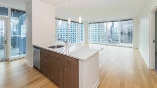 A southwest corner 2-bedroom, 2-bath at Streeterville's North Water tower