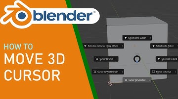 Blender how to Move 3d Cursor