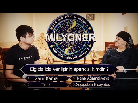 MİLYONÇU VERİLİŞİ (NƏNƏ MİLYONÇU OLDU!)