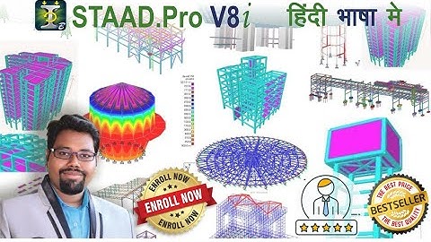 Drawing Using Grid Staad Pro in Hindi