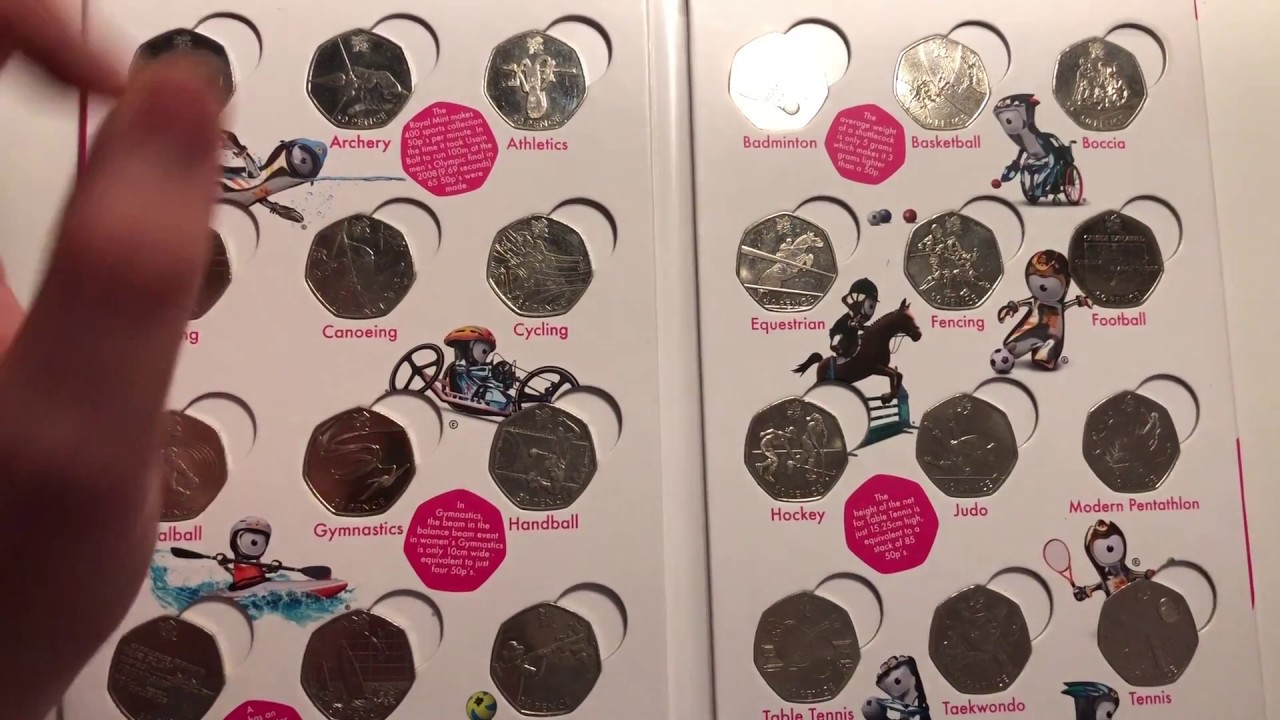 *RAREST* OLYMPIC 50p Coins in Circulation - FT. TRIATHLON, TENNIS  and more - UkCoinHUNT