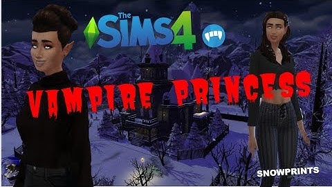 VAMPIRE PRINCESS  || SIMS 4 CREATE A SIM