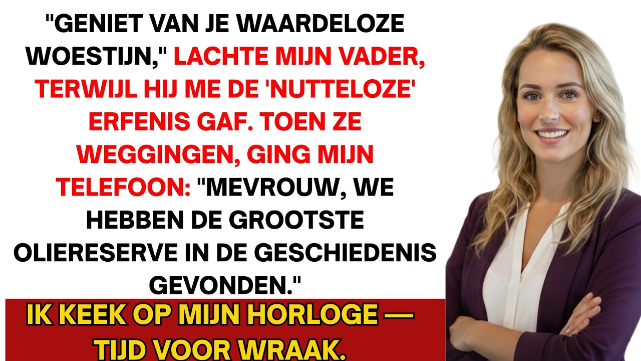 Ze lachten om mijn 'lege land' — tot er toch uiteindelijk olie werd ontdekt op hetzelfde stuk grond.