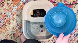 Best Foot Spa for Relaxation? | Heated Collapsible Foot Bath Massager Review