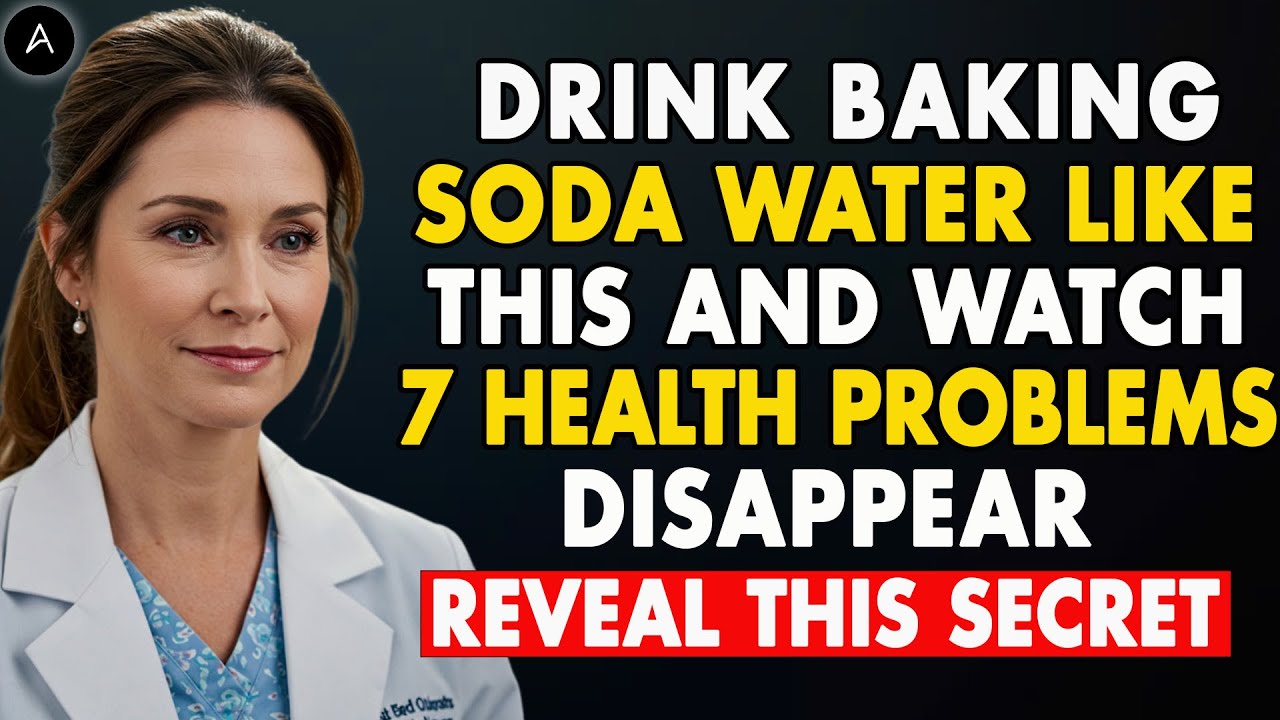 Seniors, Drink BAKING SODA WATER Like THIS and Watch 7 Health Problems Disappear