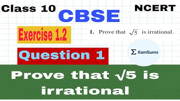 Prove that √5 is Irrational | Class 10 Maths | Real Numbers | CBSE 2026 Exam
