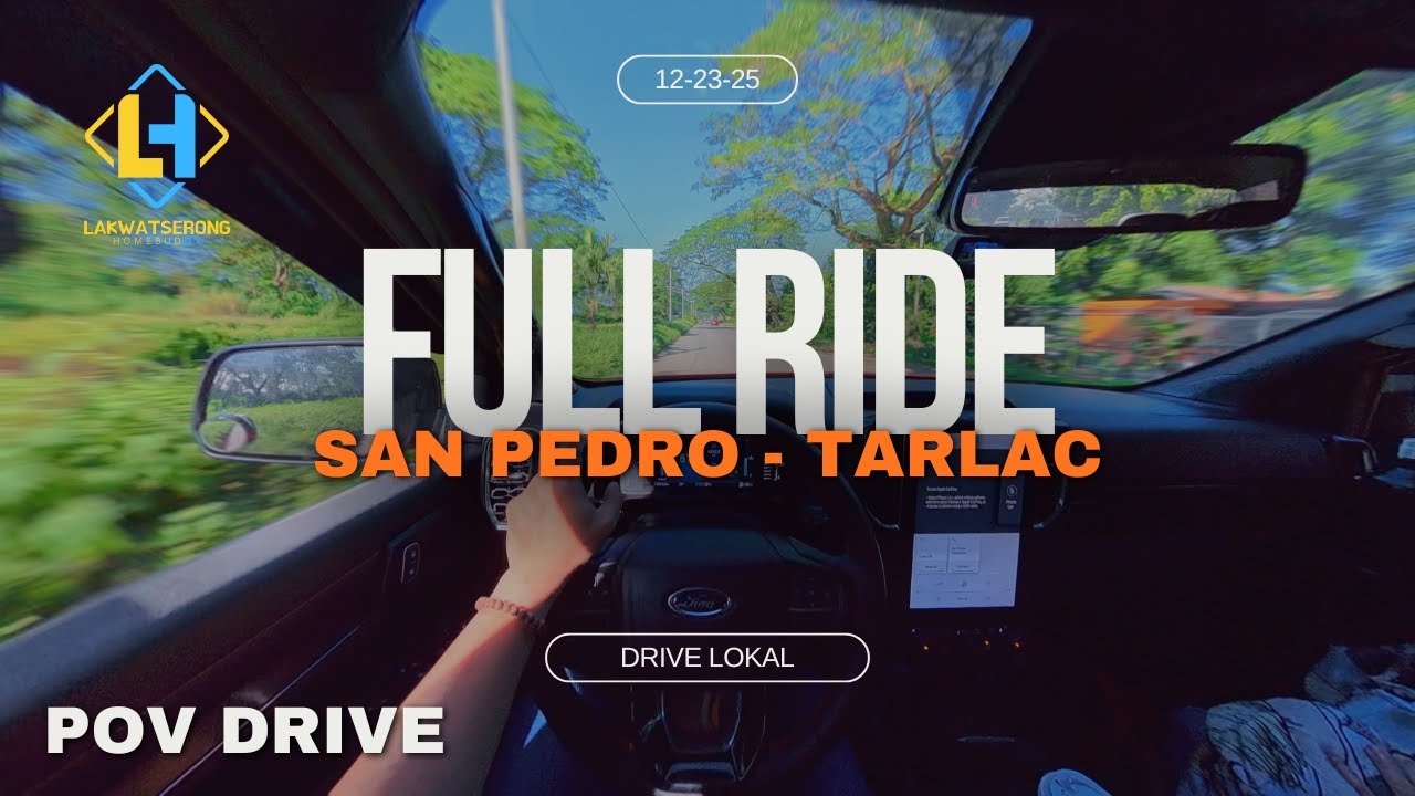 PH Road Diary - 23rd Dec 2025 | Laguna to Tarlac POV (4K) | Ford Ranger | ASMR
