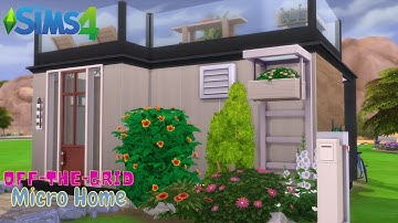 Off-The-Grid Micro Home 🌶 || The Sims 4: Speed Build [No CC]