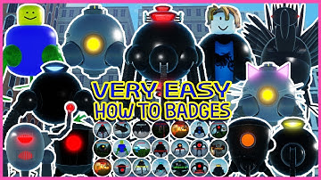 Roblox - UPDATE - All Gamepass And  How To Get ALL 17 Badges Morphs In Omnidroid Models