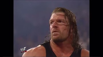 Triple H Returns At The MSG Jan 10th 2002