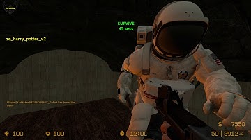 ZOMBIE ESCAPE MOD ON COUNTER-STRIKE: SOURCE, MAP: ZE_harry_potter, Stage 3, CSS