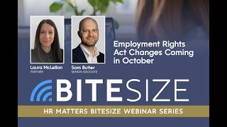 HR Matters Bitesize Webinar - Episode 5 September 2026