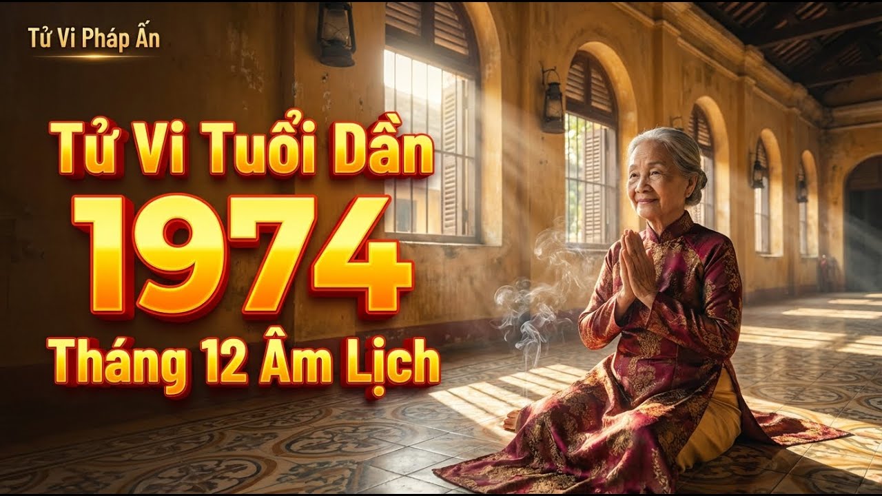 Tử Vi Tuổi Dần 1974 - 51 Tuổi Tháng 12 Năm 2025: Vận Mệnh Hanh Thông, Tài Lộc Dồi Dào Cuối Năm
