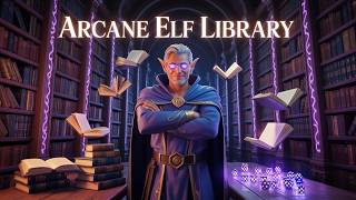 Arcane Elf Library 🧙‍♂️ Magical RPG Ambience for Dungeons & Dragons #rpg #dungeonsanddragons screenshot 4