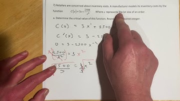 Use the Second Derivative Test to Find Relative Extrema