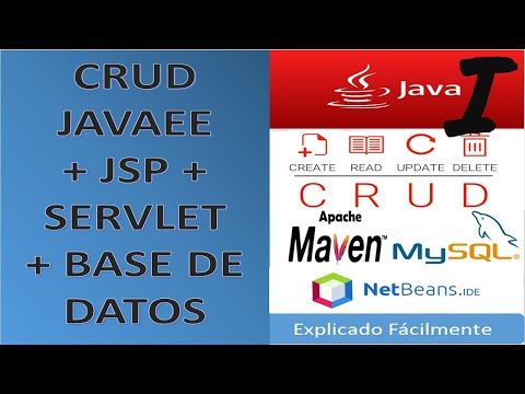 CRUD JAVA EE + JSP + Servlet + MYSQL Parte 1. Explicado Fácilmente