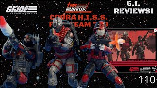 GI Joe Classified Series #110 Cobra H.I.S.S. Fire Team Hasbro Pulse Exclusive Action Figure Review