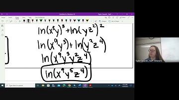 2.12 AP Precalculus Logarithmic Function Manipulation
