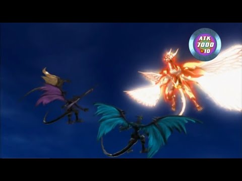 Jack Synchro Summons Savior Demon Dragon vs the Fake Jack and all of his Red Demons Dragons.