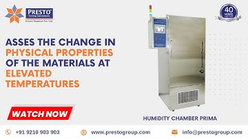 Humidity Chamber-Touch Screen | Presto Group