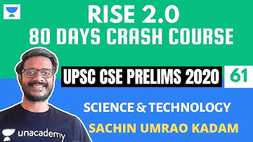 L61: Application of Nuclear Technology | Science & Technology | 80 Day Crash Course for Prelims 2020