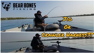 Late Spring Transition Time - Jigging and Crawler Harnesses for Walleye on the St. Clair River