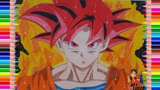 Baixe Como desenhar Goku Super Saiyan God EZ no PC