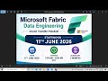 Enroll for Online Training Program on Microsoft Fabric Data Engineering