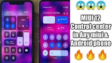 Mi control center in any android phone and miui version 🔥