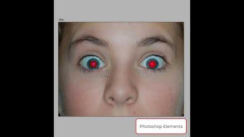 Photoshop Elements Red Eye Removal