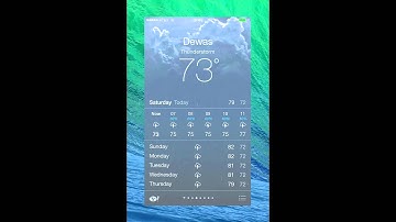 iOS 7 Weather App