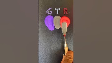 Guess the mixed dough color #colormixing #alphabetlore #satisfying #oddlysatisfying