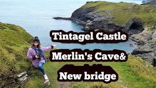 #Tintagel Castle in #Cornwall & #Merlin_Cave & New Bridge - svetlanakellett 2021