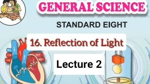 Class 8 General Science Lesson 16 Reflection of Light video 2