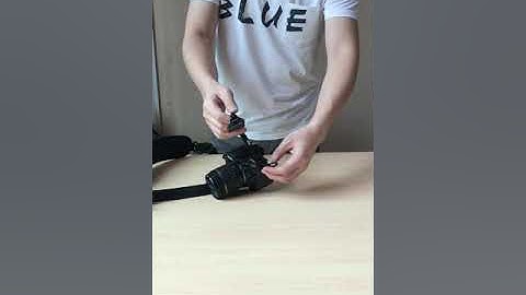 How to setup waka camera strap with quick release