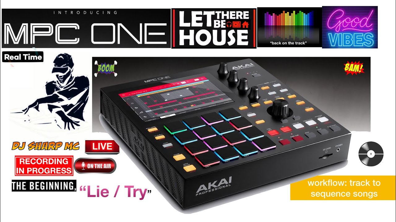 AKAI MPC 1 - #91 workflow: track to sequence songs "lie / try”- AKAI, #
