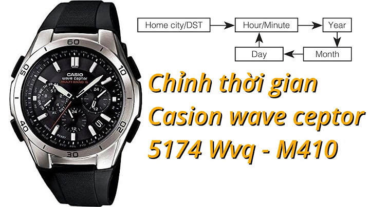 Hướng dẫn chỉnh giờ đồng hồ casio wave ceptor năm 2024