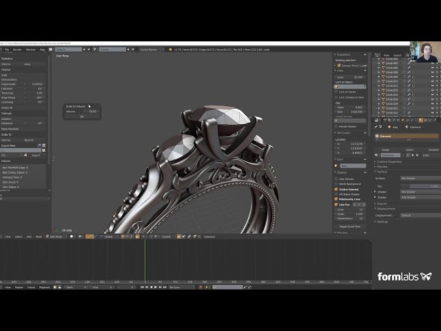 [TUTORIAL] Blender Demo - Jewelry CAD Design [ft. Amos Dudley]